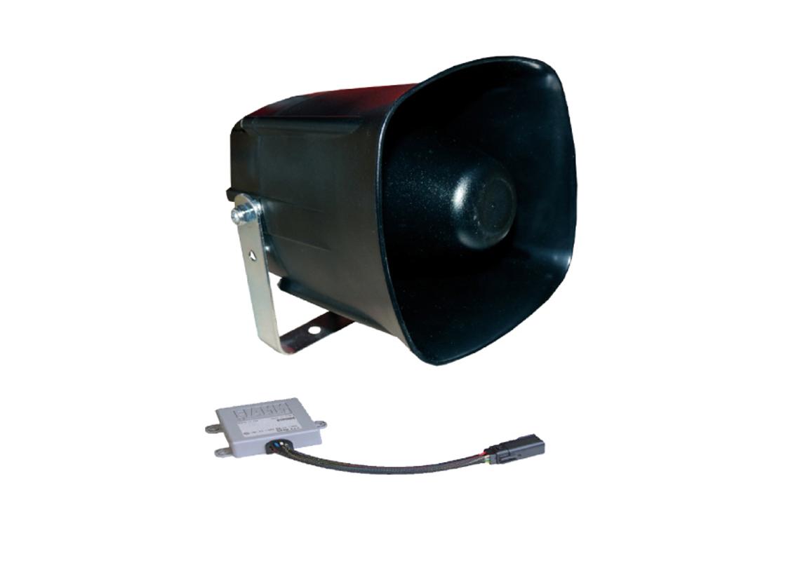 Priority siren and speaker (police)